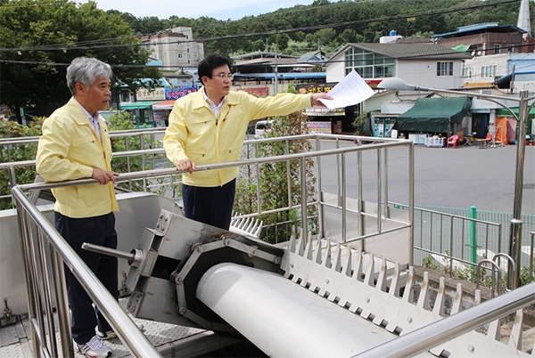 이상길 대구시 행정부시장 노곡빗물펌프장 현장점검
