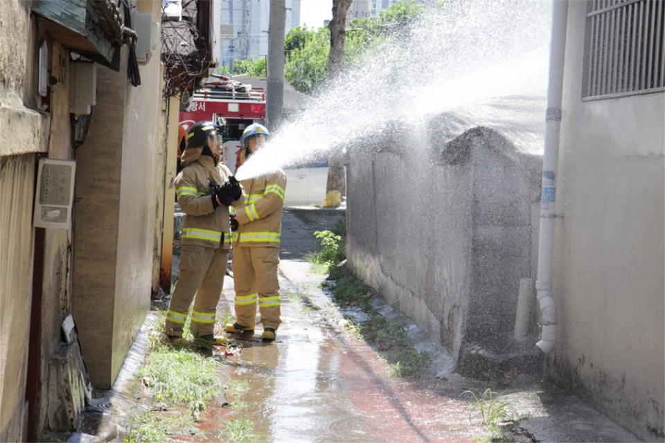 쪽방촌 85개소 물뿌리기