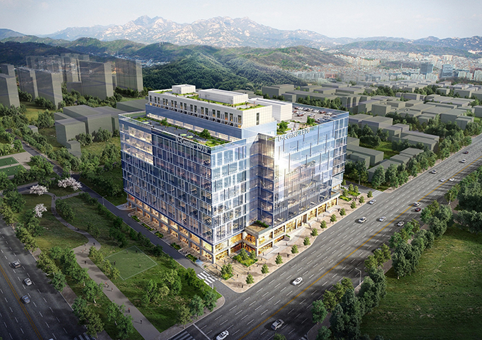 서대구 민간지식산업센터 조감도