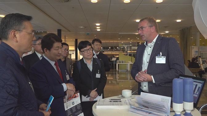 권영진 시장 WTC EXPO 전시장 방문