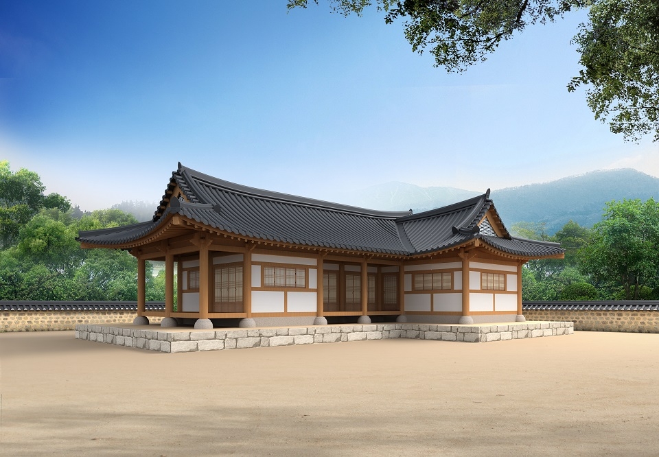 경북형 한옥 표준설계 투시도 30평형